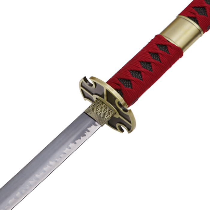 One Piece Zoro Red Katana Sword