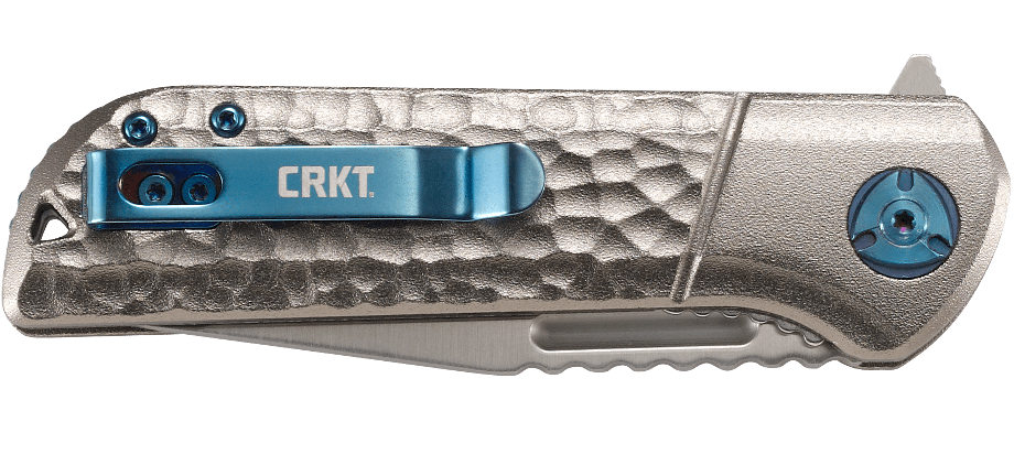 CRKT Mah Lanny Spring Assisted Liner Lock Knife Aluminum (3.18" Satin) 6525