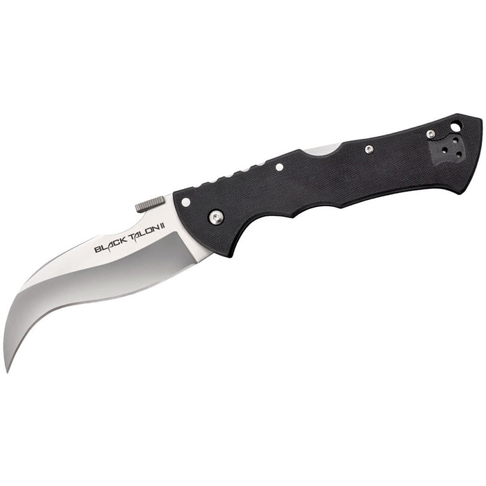 Cold Steel 4" Black Talon II Lock Back Knife (4" Satin S35VN) 22B