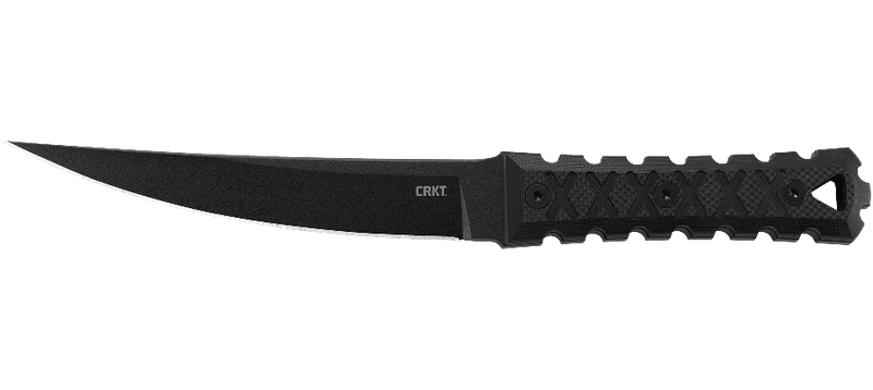CRKT Williams HZ6 Fixed Blade Knife Black G-10 (6.5" Black) 2927