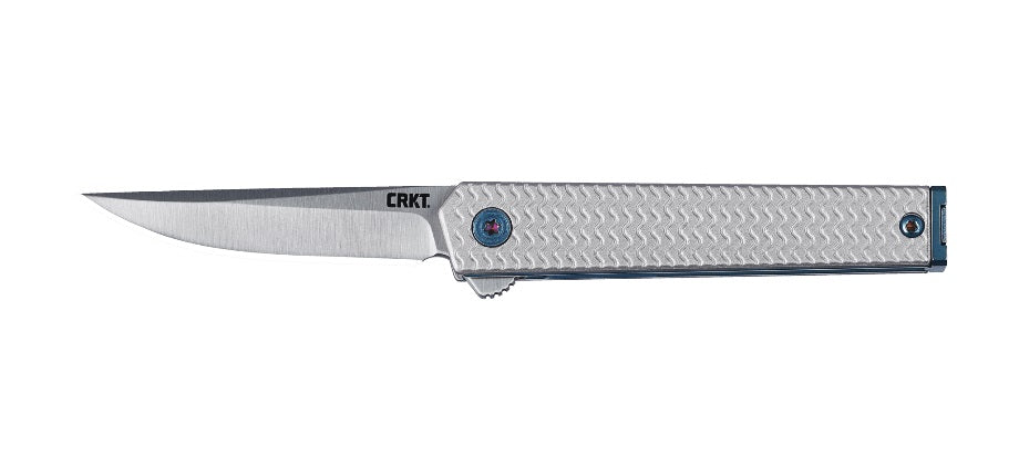 CRKT CEO Microflipper Liner Lock Knife Aluminum (2.36" Satin) 7081