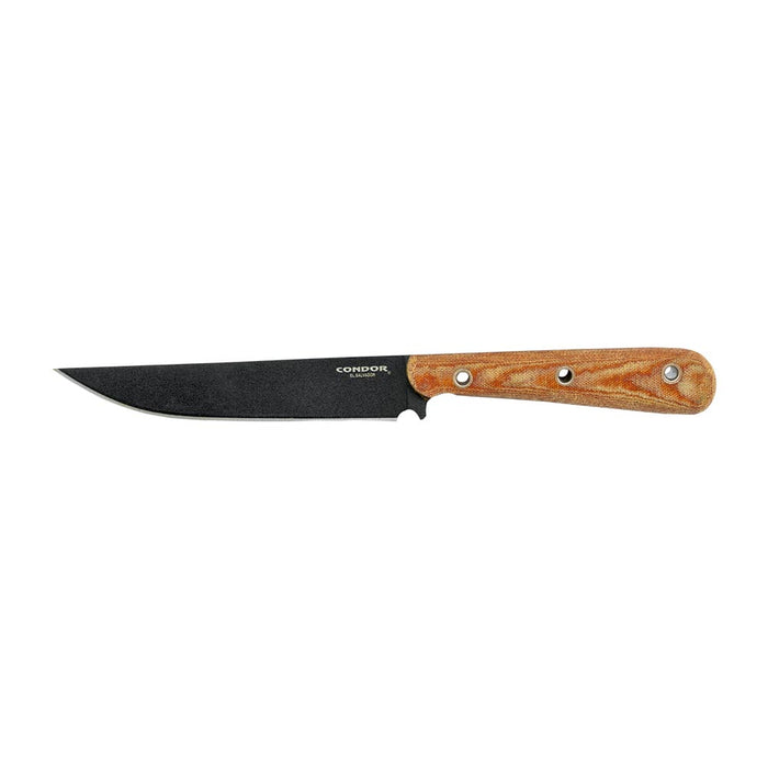 Condor Skirmish Fixed Blade Knife Tan Micarta (5.7" Black) CTK1815-5.6