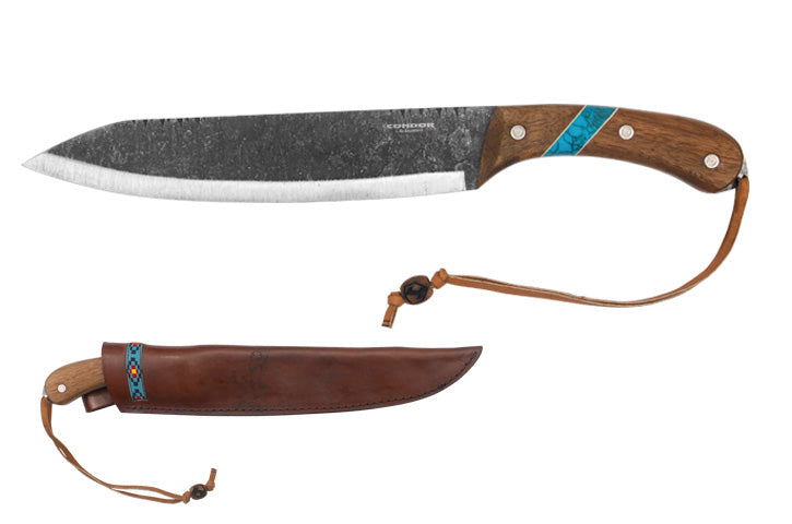 Condor Blue River Machete Fixed Blade Knife (10" Gray) CTK2827-10HC