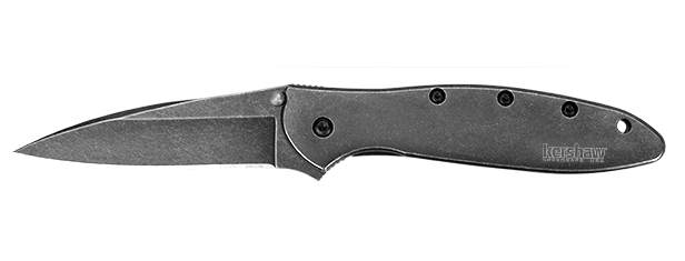 Kershaw Leek Assisted Opening Knife (3" BlackWash) 1660BLKW
