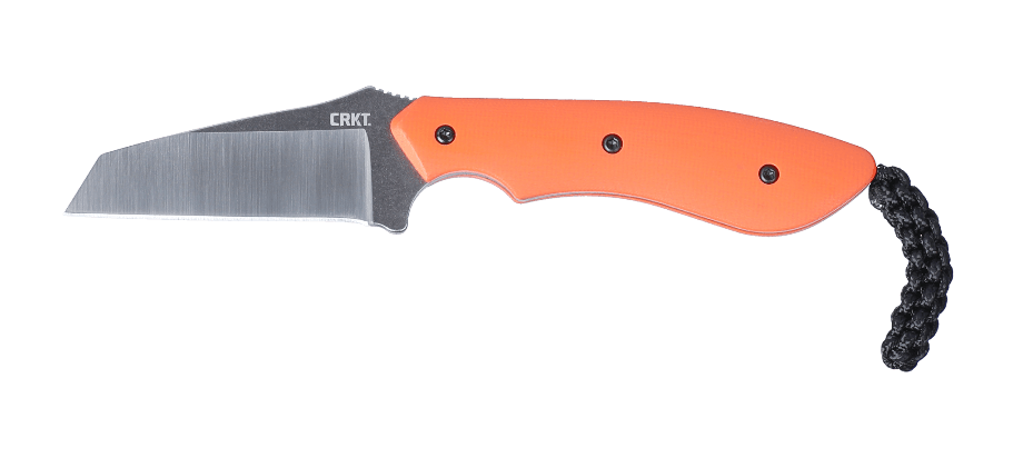 CRKT S.P.I.T. Knife Small Pocket Inverted Tanto Orange G-10 (2.29" Stonewash) 2399