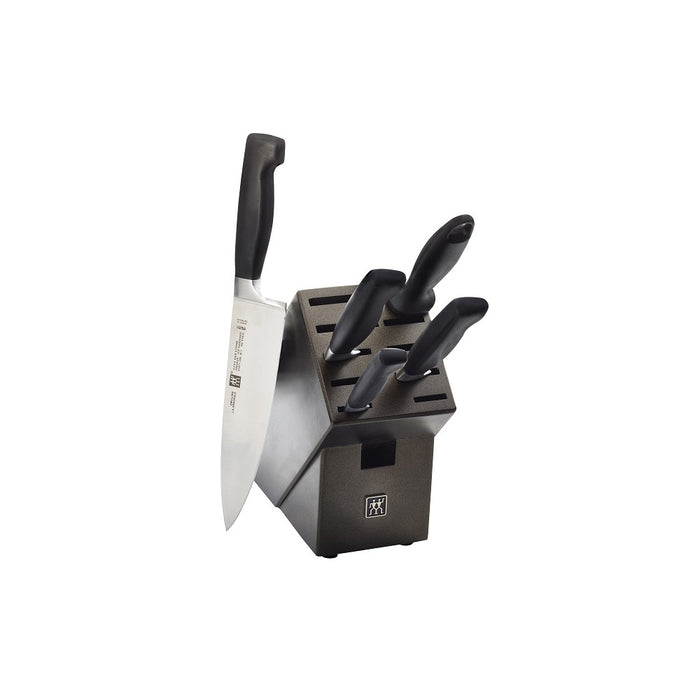 ZWILLING J A Henckels Four Star Knife Block Set (6 pc) w/ FREE Sharpener 35106-500