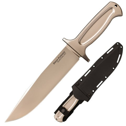 Cold Steel Drop Forged Survivalist fixed blade knife Knife (8" Bronze) 36MC