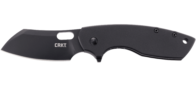 CRKT Pilar Large Frame Lock Flipper Knife Black G-10 (2.625" Black D2) 5315GKD2