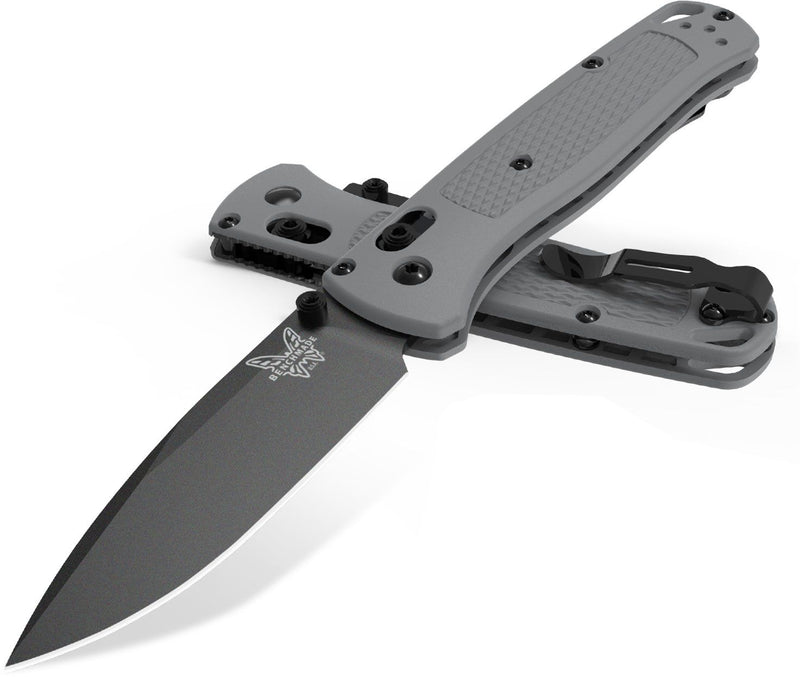 Benchmade Bugout AXIS Lock Knife Storm Gray Grivory (3.24" Black) 535BK-08