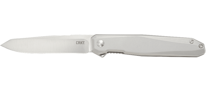 CRKT Ken Onion Facet Frame Lock A/O Flipper Knife (3.37" Satin) K230XXP