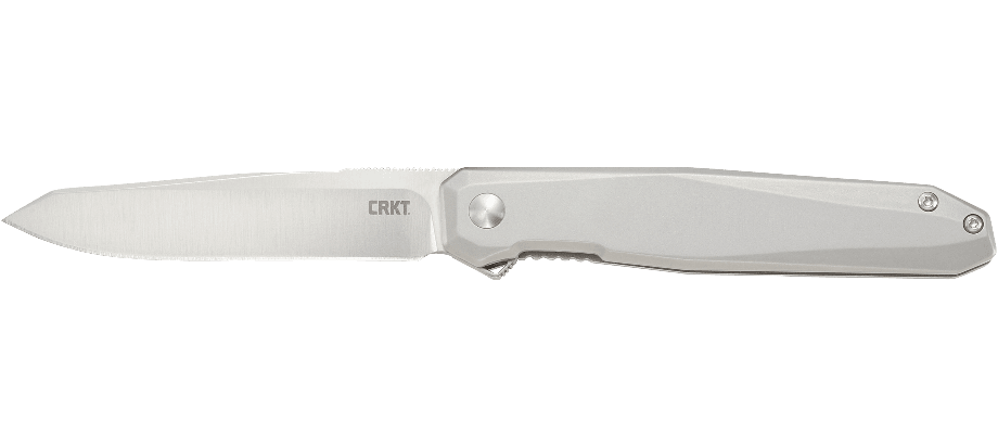 CRKT Ken Onion Facet Frame Lock A/O Flipper Knife (3.37" Satin) K230XXP