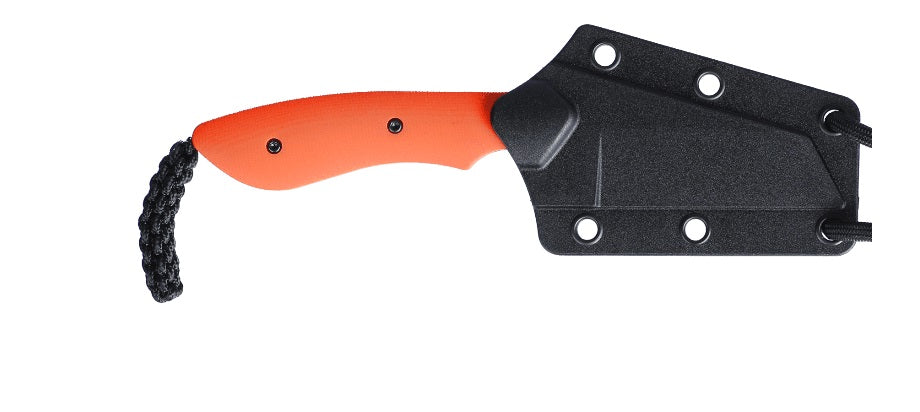 CRKT S.P.I.T. Knife Small Pocket Inverted Tanto Orange G-10 (2.29" Stonewash) 2399