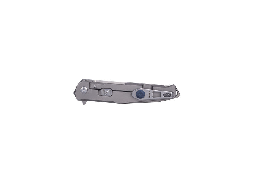 Ruike Frame Lock Folding Knife Titanium (3.46" Bead Blast) M108-TZ