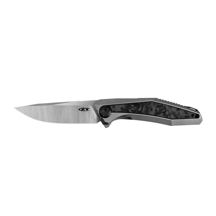 Zero Tolerance Sinkevich Flipper Knife Marbled CF (3.4" Satin) ZT 0470