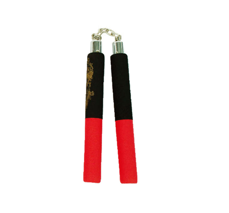 Foam Nunchaku Trainer (Black/Red)