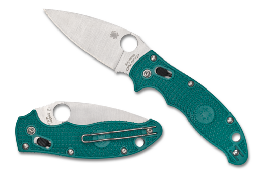 Spyderco Manix 2 Lightweight Ball Lock Knife Blue FRCP (3.37" Satin SPY27) C101PCBL2