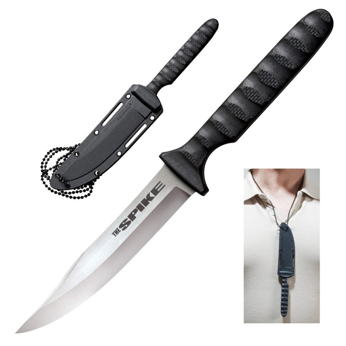 Cold Steel Bowie Spike fixed blade knife Knife (4" Satin) 53NBSZ