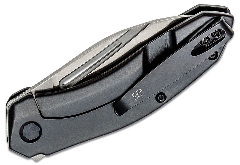 Kershaw Turismo Assisted Opening Knife Black Stainless Steel (2.9" Satin) 5505