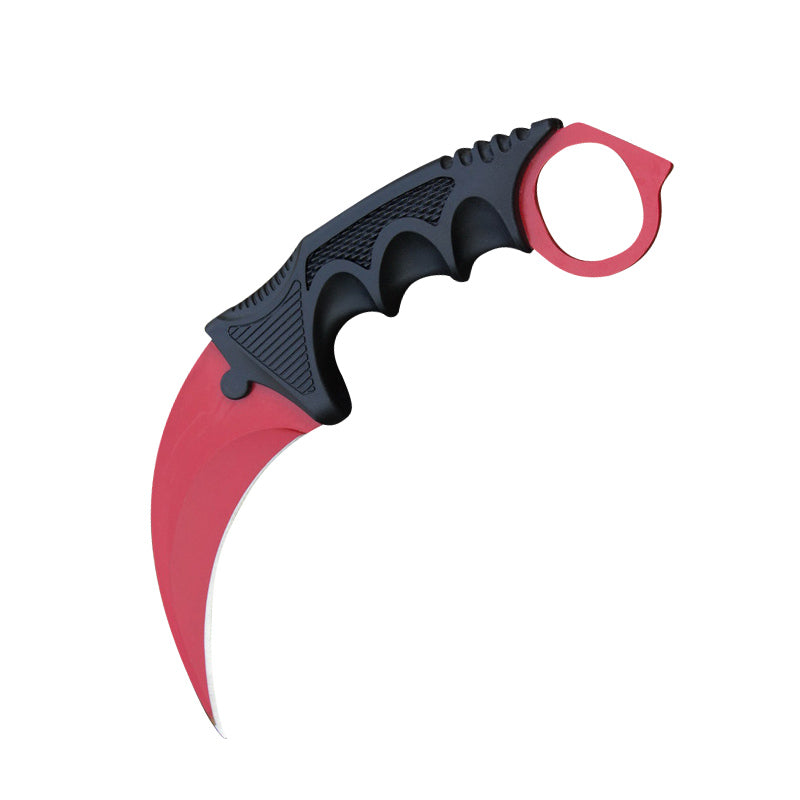 Karambit Fixed Blade Knife (Red)