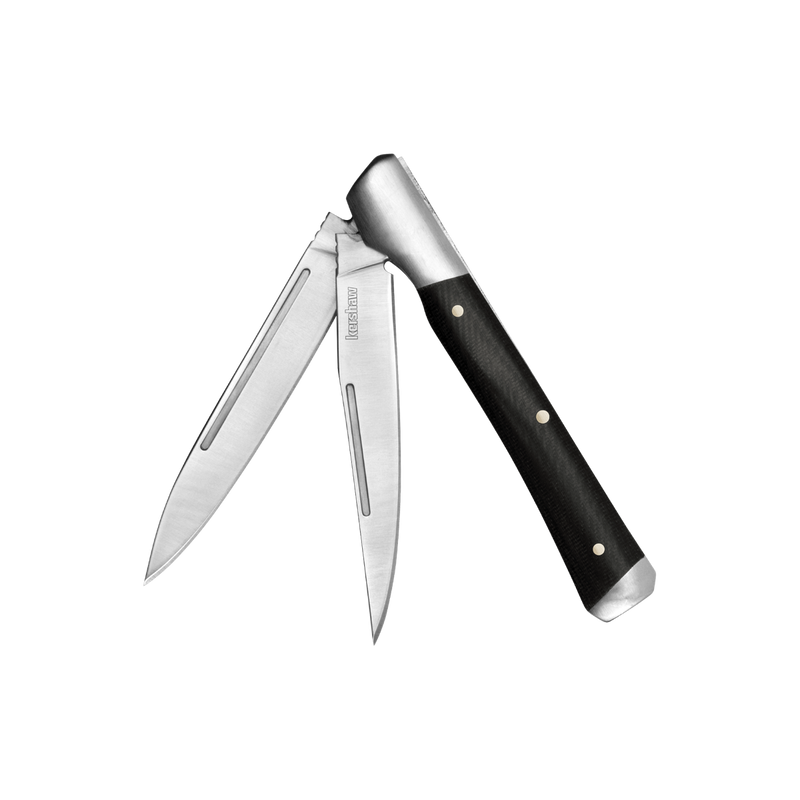 Kershaw Allegory Slip Joint Folding Knife Black Canvas Micarta (3.1" Satin) 4385