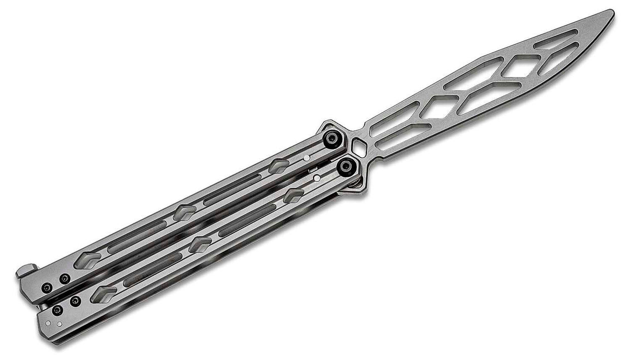 Kershaw Lucha Trainer Balisong Butterfly Knife Stainless Steel (4.6" Stonewash) 5150TR