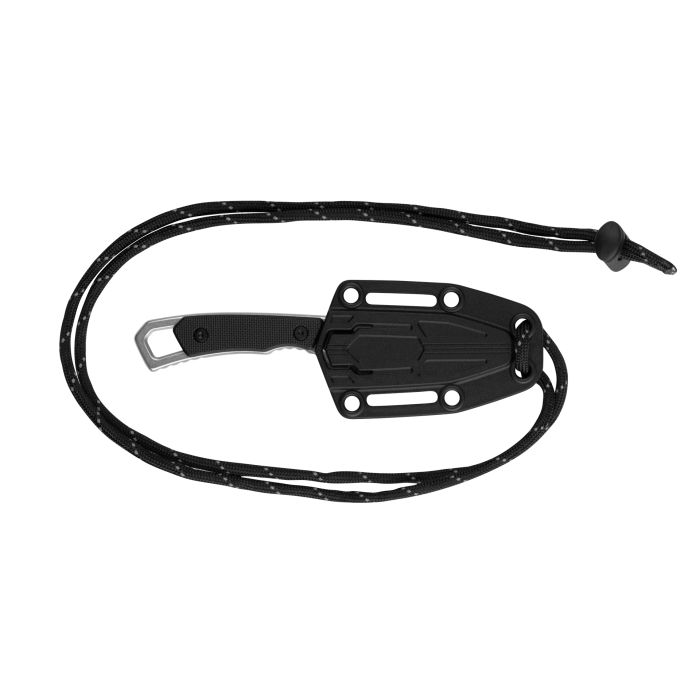 Kershaw Brace Neck Knife Fixed Blade (2" Stonewash) 2085