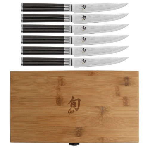 Shun Classic 6 Pc Steak Knife Set DMS0660