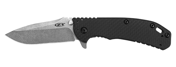 Zero Tolerance Hinderer ZT Assisted Opening Knife (3.25" Stonewash) 0566CF