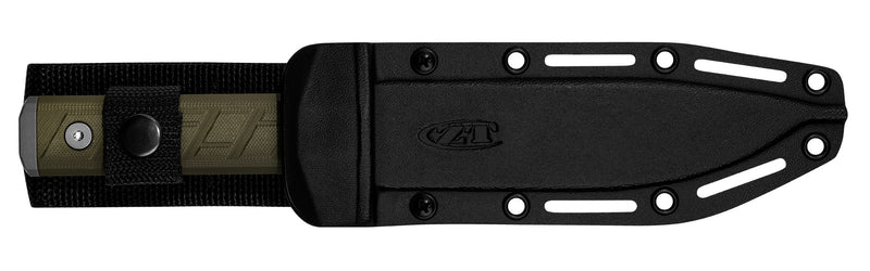 Zero Tolerance 6 Fixed Blade Knife OD Green G-10 CPM 3V (6" Gray) ZT 0006