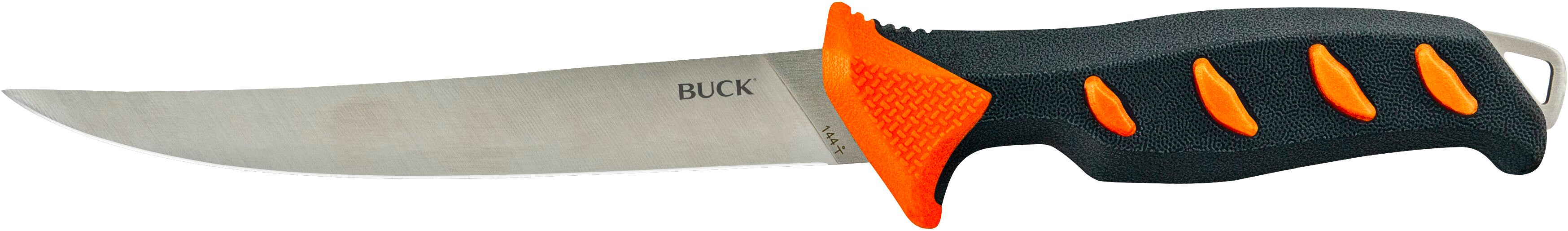 Buck Hookset Fresh Water Fillet Knife Gray/Orange (6" Satin) 0144ORS