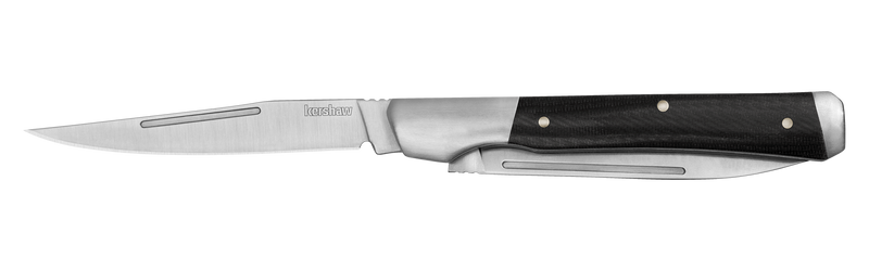 Kershaw Allegory Slip Joint Folding Knife Black Canvas Micarta (3.1" Satin) 4385