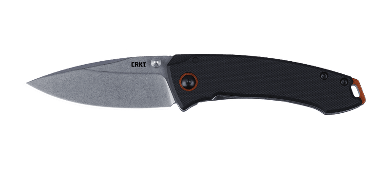 CRKT Burnley Tuna Compact Liner Lock Knife Black G-10 (2.73" Stonewash) 2522