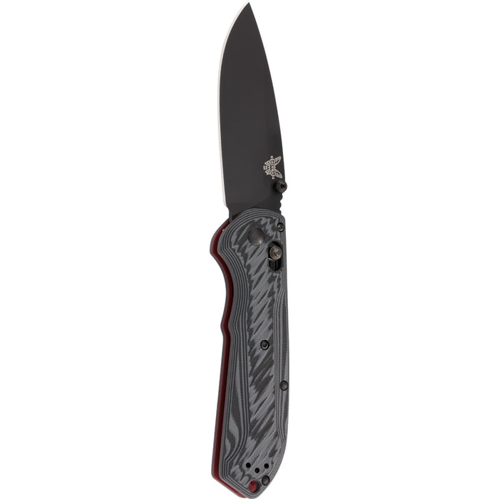Benchmade Freek AXIS Lock Folding Knife Black/Red G-10 (3.6" Black) 560BK-1