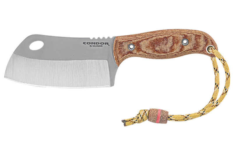 Condor Primal Cleaver Fixed Blade Knife Micarta (4.09" Bead Blast) CTK2011-4HC