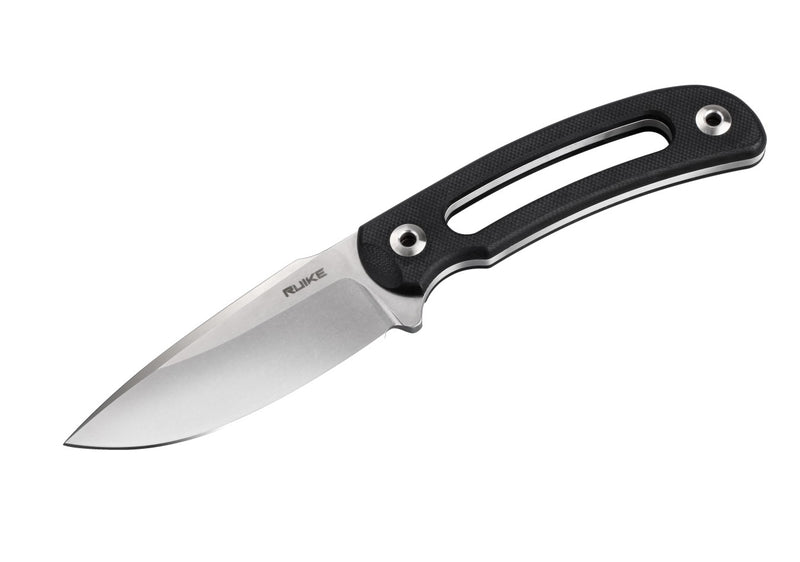 Ruike Hornet Fixed Blade Knife Black G-10 (3.35" Stonewash) F815