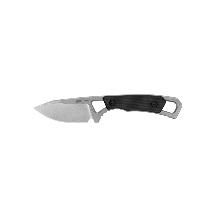 Kershaw Brace Neck Knife Fixed Blade (2" Stonewash) 2085