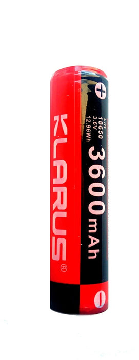 Klarus 3600 mAh 18650 Li-ion battery w/ Micro-USB charging port 18650UR36