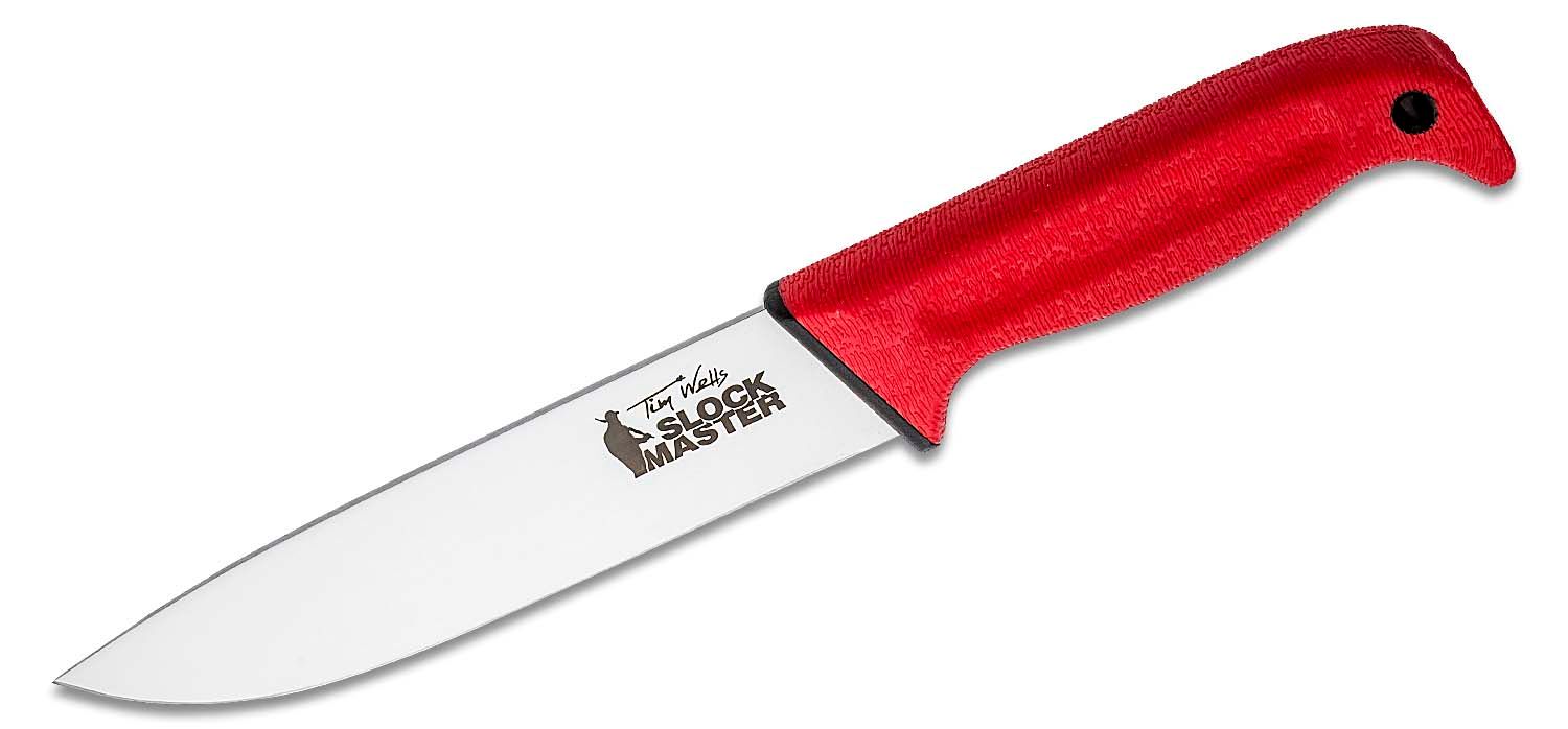 Cold Steel Scalper Slock Master Fixed Blade Knife Red Kray-Ex (6.5") CS-20VSTW