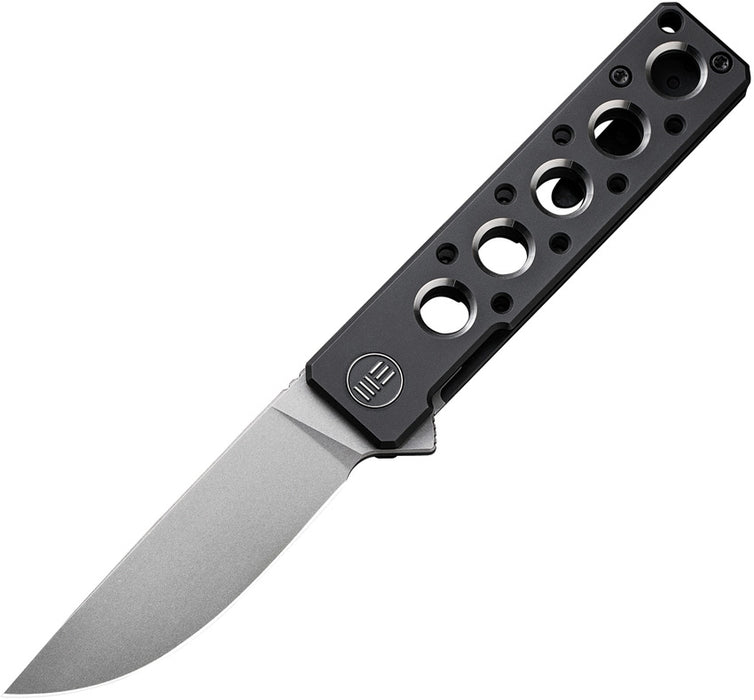 WE Knife Co Zinker Miscreant 3.0 Frame Lock Knife Black Ti (3.02" Stonewash) WE2101B