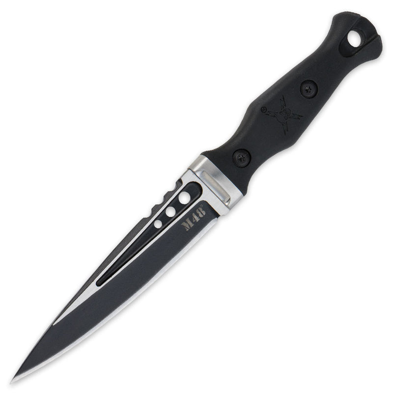 United Cutlery M48 Highland Sgian Dagger Knife w/ Sheath (5.25" Black) UC3154