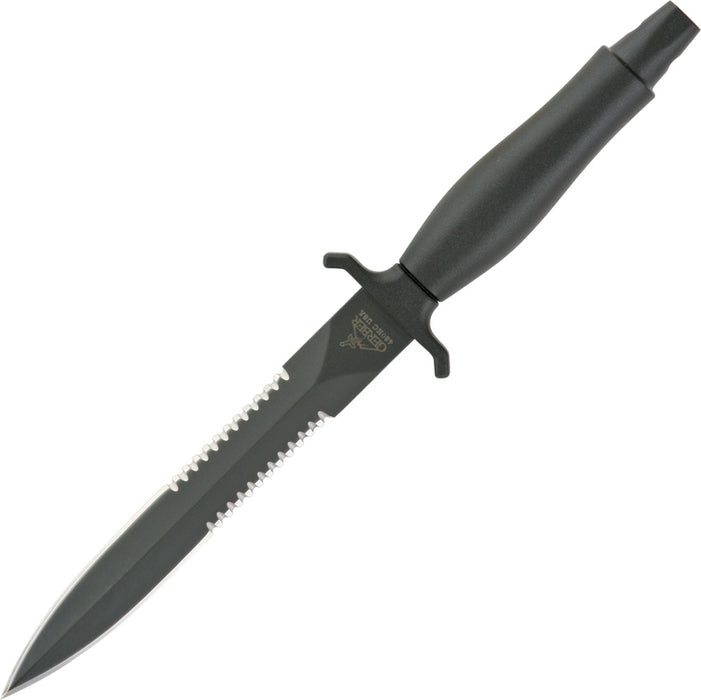 Gerber Mark II fixed blade knife Dagger Knife (6.5" Black Serr) 1874