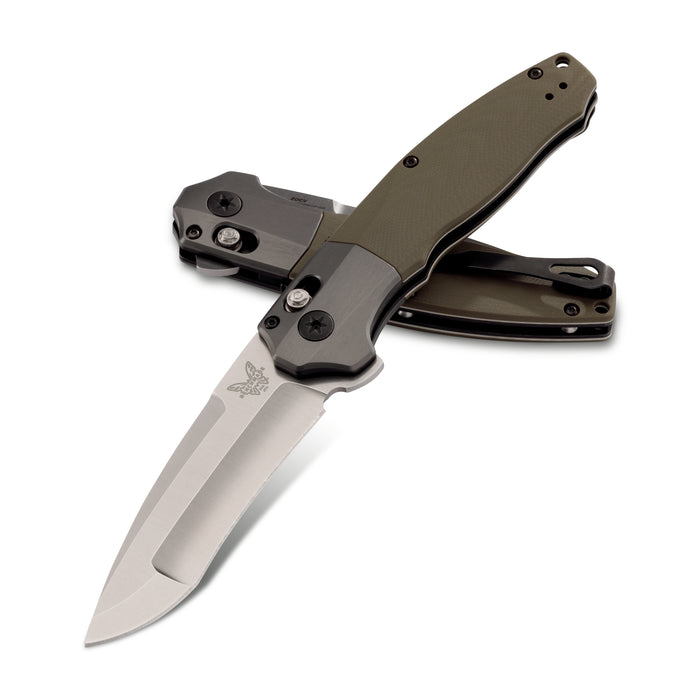 Benchmade Vector AXIS-Assist Knife OD Green G-10 (3.6" Satin) 496