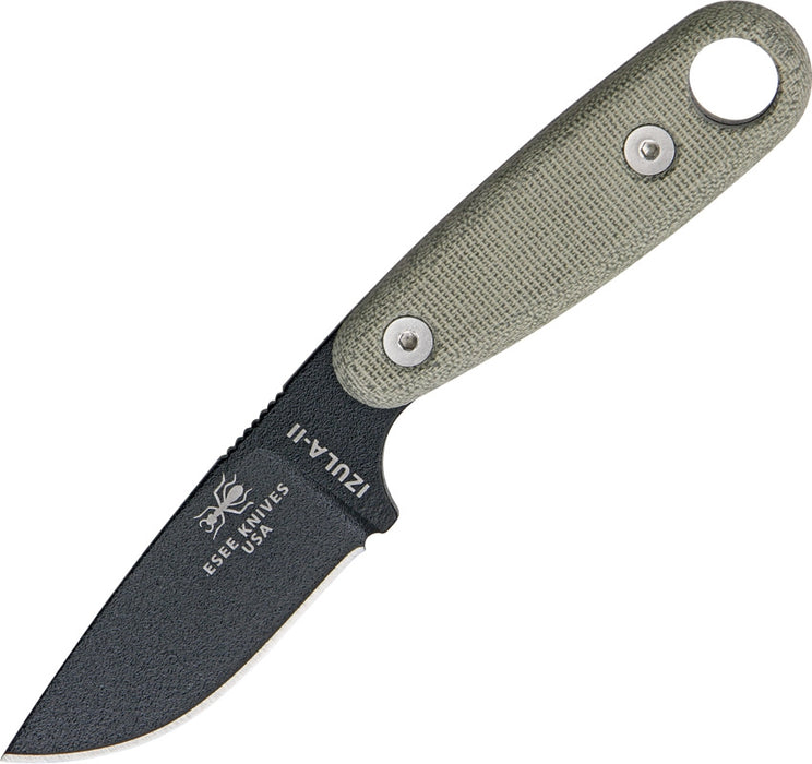 ESEE Izula-II Fixed Blade Knife (2.63" Black) ESIZ2B