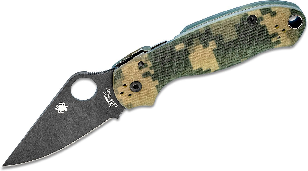 Spyderco Para 3 Compression Lock Knife Digi Camo G-10 (2.95" Black) C223GPCMOBK