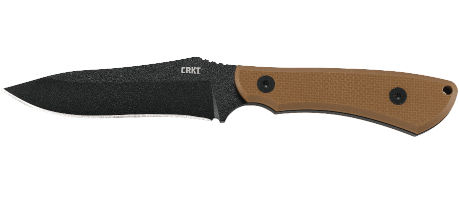 CRKT Ramadi Fixed Blade Knife Coyote G-10 (4.37" Black) 2083