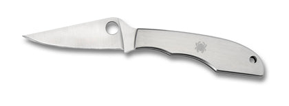 Spyderco GrassHopper Stainless Steel Keychain Knife (2.31" Satin) C138P