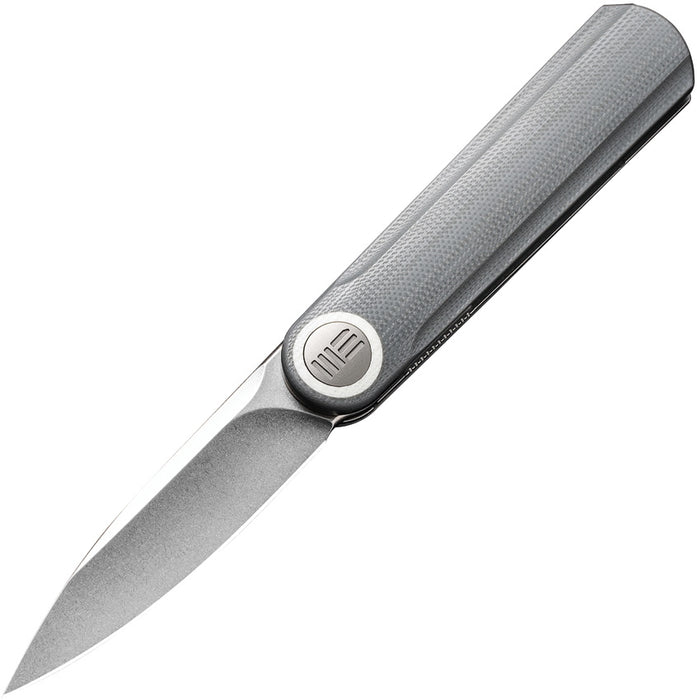 We Knife Co Eidolon Front Flipper Knife Integral Gray G10 Handle (2.86" SW) WE19074A-A
