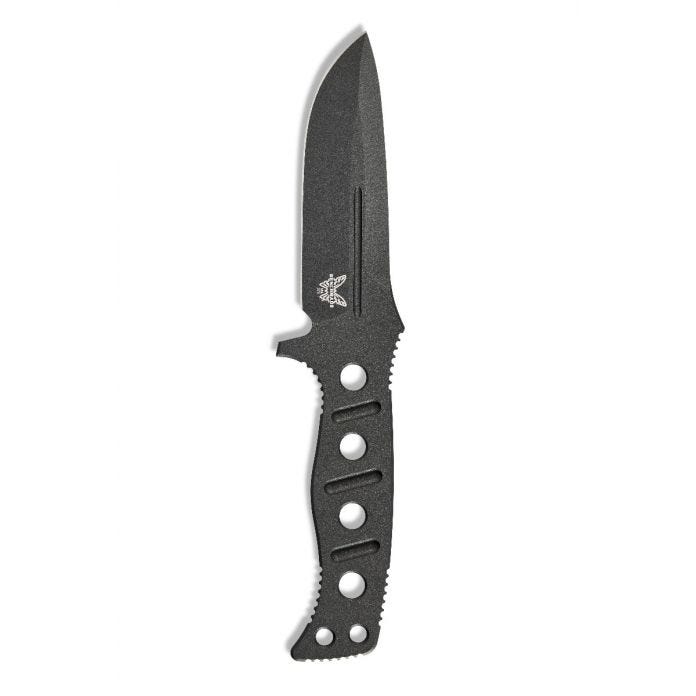 Benchmade Fixed Adamas Fixed Blade Knife Black Paracord (4.2" Black) 375BK-1