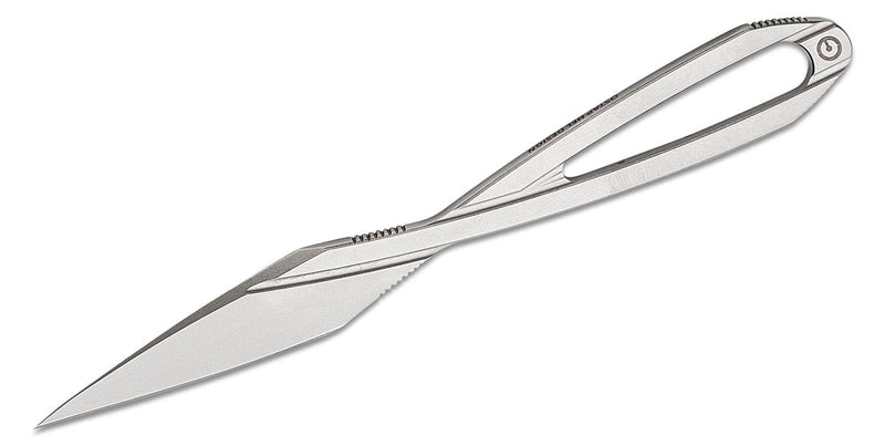 CIVIVI Hel D-Art Fixed Blade Neck Knife Bead Blasted Steel (1.74" BB D2) C21001-1