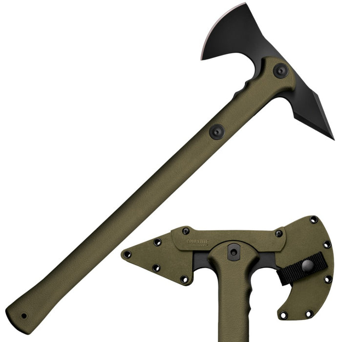 Cold Steel Trench Hawk Drop Forged Axe OD Green - 90PTHG